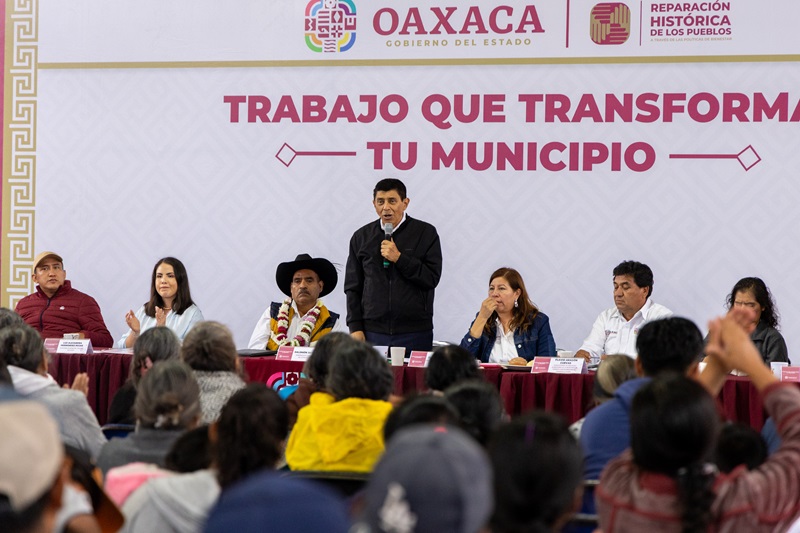 Anuncia Gobierno de Oaxaca obras y acciones para el bienestar de Santa ...
