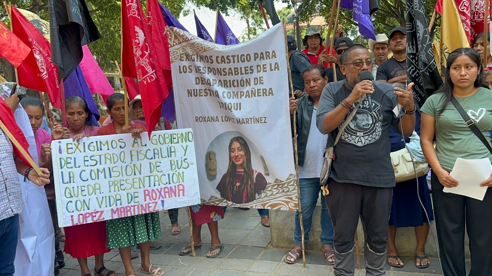 Integrantes del CIPO se retiran del zócalo; descartan avances sobre caso Roxana
