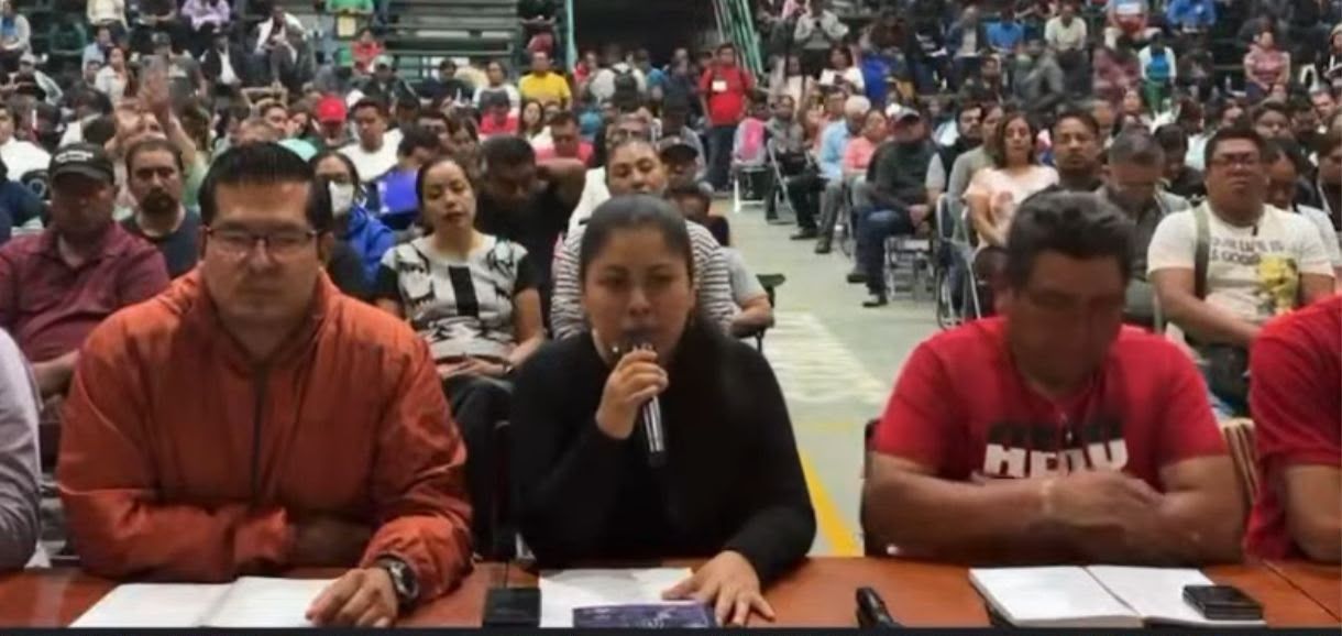 Tras concluir su asamblea; Sección 22 acuerda ir por funcionarios y formaliza movilización en la CDMX