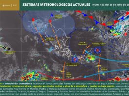 Remanentes de la onda tropical número 22 mantendrán condiciones de lluvia en Oaxaca