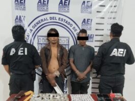 Asegura Fiscalía de Oaxaca más de 900 dosis de droga y detiene a dos personas durante operativo conjunto en la región de la Costa