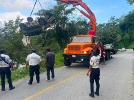 Accidente en Santos Reyes Nopala