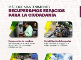 Oaxaca de Juárez fortalece el trabajo de mantenimiento y ampliación de la red del alumbrado público