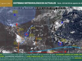 Este sábado pronostican lluvias y bochorno en diversas regiones de Oaxaca