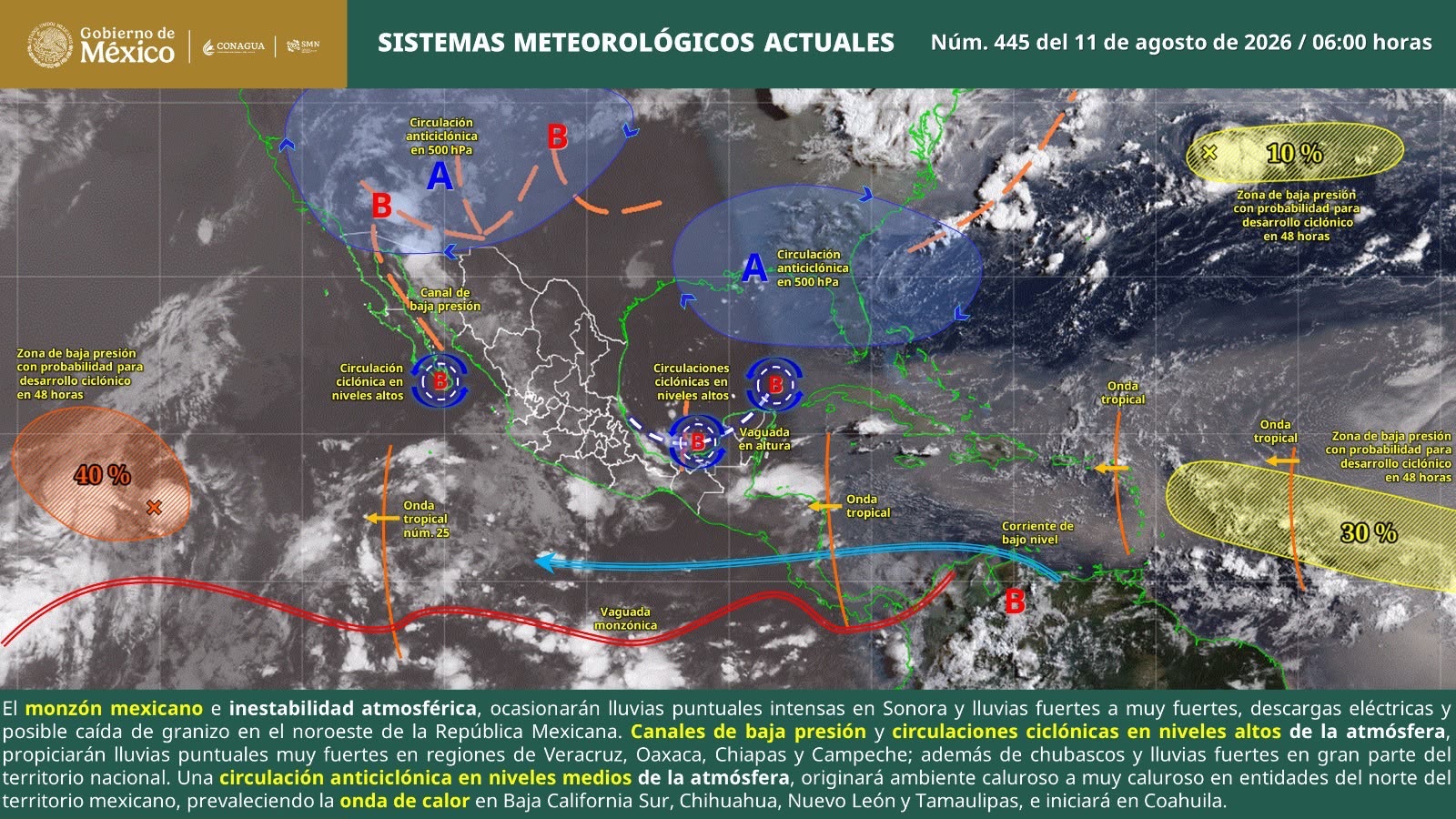 Pronostica CEPCyGR estabilidad atmosférica en Oaxaca