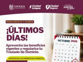 Municipio de Oaxaca de Juárez mantiene incentivos para regularización catastral