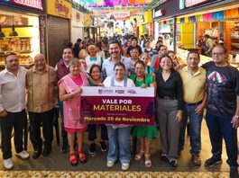 Ray Chagoya acerca el Banco de Materiales a mercados de Oaxaca de Juárez