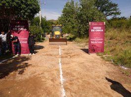 Inicia Nancy Benítez tres nuevas obras de pavimentación en Xoxocotlán