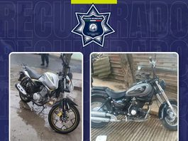 Policía Municipal de Oaxaca de Juárez asegura dos motocicletas con reporte de robo