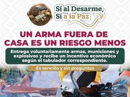 Ejutla de Crespo recibe jornada “Sí al desarme, sí a la paz”