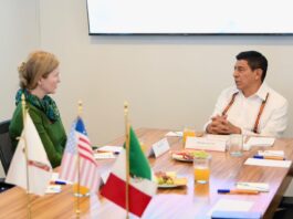 Turismo, seguridad y migración: temas abordados tras reunión entre Jara Cruz y Sarah A. Duffy, cónsul de EE.UU. en México