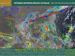Prevén lluvias intensas, actividad eléctrica y fuertes rachas de viento en diversas regiones de Oaxaca