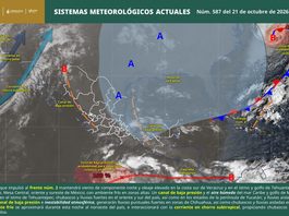 Frente frío número 2 mantendrá vientos fuertes en el Istmo